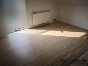 Parkettverlegung im Neubau